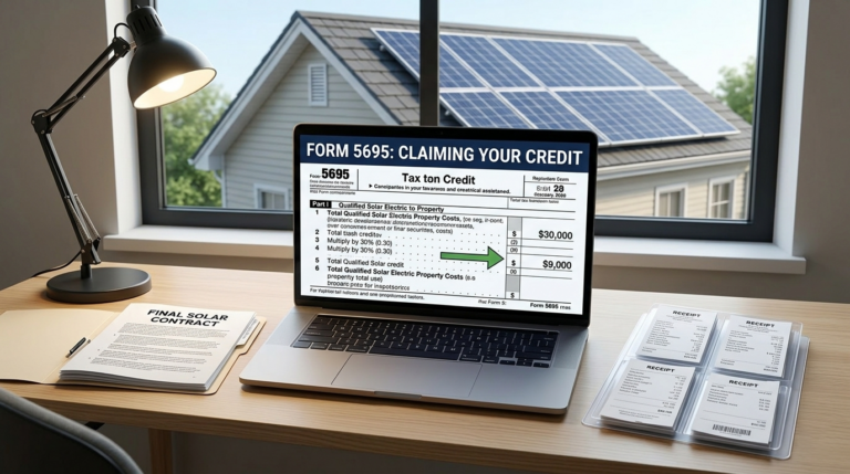 Federal Tax Credit for Residential Solar Panels in 2026: What Homeowners Should Know About Form 5695